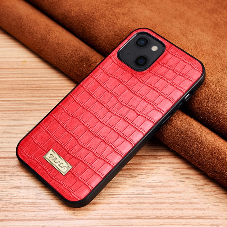 Funda Protectora TPU Textura Cocodrilo SULADA, For iPhone 13 mini, For iPhone 13, For iPhone 13 Pro, For iPhone 13 Pro Max