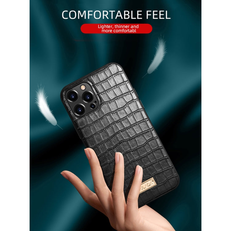 Funda Protectora TPU Textura Cocodrilo SULADA, For iPhone 13 mini, For iPhone 13, For iPhone 13 Pro, For iPhone 13 Pro Max