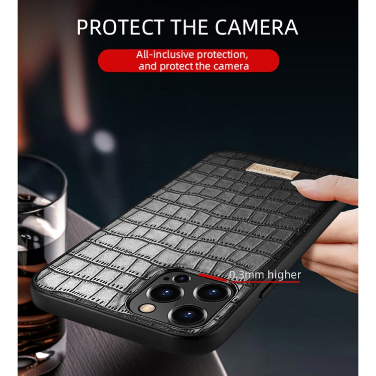 Funda Protectora TPU Textura Cocodrilo SULADA, For iPhone 13 mini, For iPhone 13, For iPhone 13 Pro, For iPhone 13 Pro Max