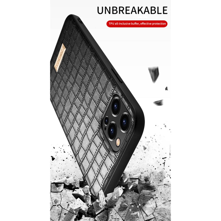 Funda Protectora TPU Textura Cocodrilo SULADA, For iPhone 13 mini, For iPhone 13, For iPhone 13 Pro, For iPhone 13 Pro Max