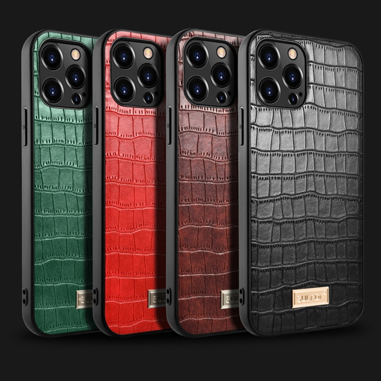 Funda Protectora TPU Textura Cocodrilo SULADA, For iPhone 13 mini, For iPhone 13, For iPhone 13 Pro, For iPhone 13 Pro Max