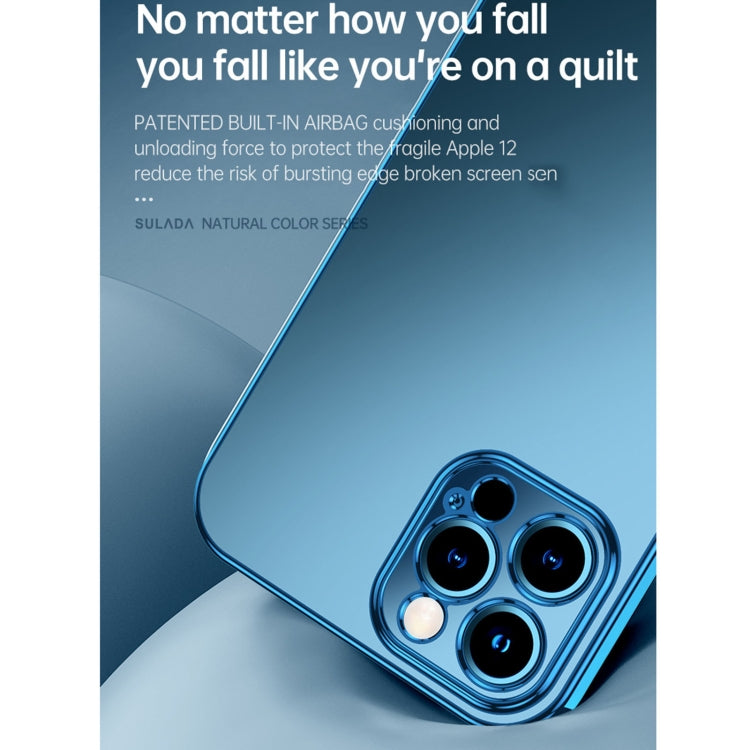 Estuche protector de TPU ultrafino a prueba de golpes con galvanoplastia SULADA, For iPhone 13, For iPhone 13 Mini, For iPhone 13 Pro, For iPhone 13 Pro Max