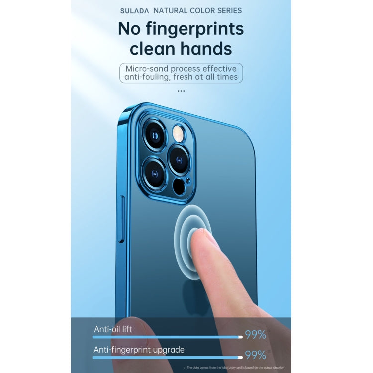 Estuche protector de TPU ultrafino a prueba de golpes con galvanoplastia SULADA, For iPhone 13, For iPhone 13 Mini, For iPhone 13 Pro, For iPhone 13 Pro Max