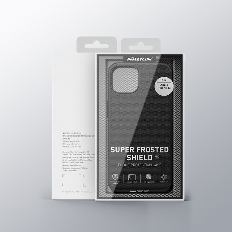 NILLKIN Super Frosted Shield Pro PC + Funda protectora de TPU, For iPhone 13, For iPhone 13 mini, For iPhone 13 Pro, For iPhone 13 Pro Max