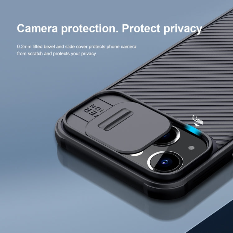 NILLKIN Black Mirror Pro Series Camshield Cobertura completa Funda para teléfono resistente a los arañazos a prueba de polvo, For iPhone 13 mini, For iPhone 13, For iPhone 13 Pro, For iPhone 13 Pro Max