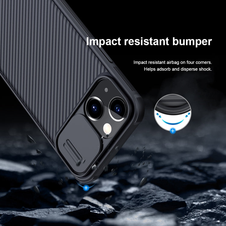 NILLKIN Black Mirror Pro Series Camshield Cobertura completa Funda para teléfono resistente a los arañazos a prueba de polvo, For iPhone 13 mini, For iPhone 13, For iPhone 13 Pro, For iPhone 13 Pro Max