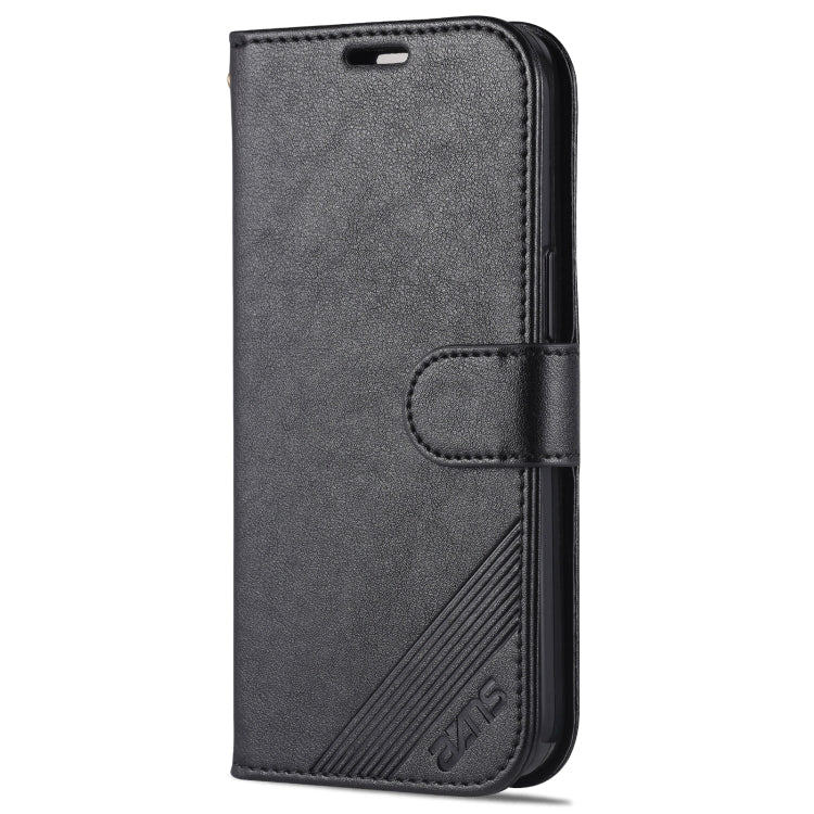 AZNS Estuche de cuero con tapa horizontal con textura de piel de oveja con soporte y ranuras para tarjetas y billetera, For iPhone 13, For iPhone 13 mini, For iPhone 13 Pro, For iPhone 13 Pro Max