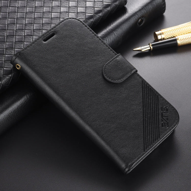AZNS Estuche de cuero con tapa horizontal con textura de piel de oveja con soporte y ranuras para tarjetas y billetera, For iPhone 13, For iPhone 13 mini, For iPhone 13 Pro, For iPhone 13 Pro Max