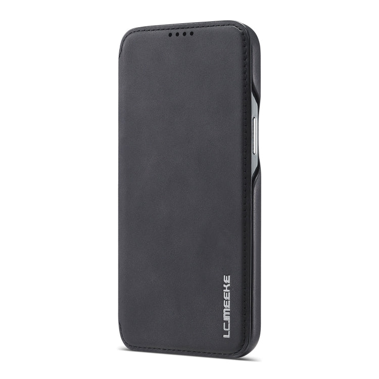 LC.IMEEKE Hon Ancient Series Estuche de cuero con tapa horizontal con soporte y ranura para tarjeta, For iPhone 13 mini, For iPhone 13, For iPhone 13 Pro, For iPhone 13 Pro Max