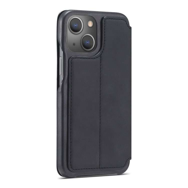LC.IMEEKE Hon Ancient Series Estuche de cuero con tapa horizontal con soporte y ranura para tarjeta, For iPhone 13 mini, For iPhone 13, For iPhone 13 Pro, For iPhone 13 Pro Max