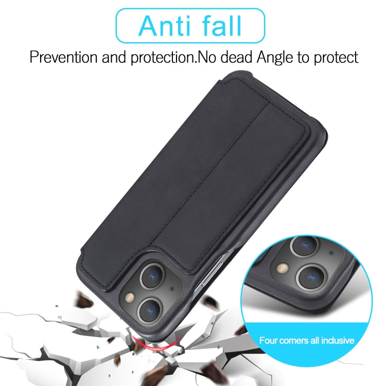 LC.IMEEKE Hon Ancient Series Estuche de cuero con tapa horizontal con soporte y ranura para tarjeta, For iPhone 13 mini, For iPhone 13, For iPhone 13 Pro, For iPhone 13 Pro Max