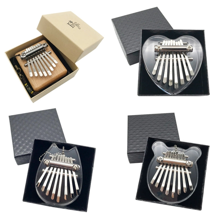Mini 8 Tone Thumb Piano Kalimba Instrumentos musicales, caja de regalo