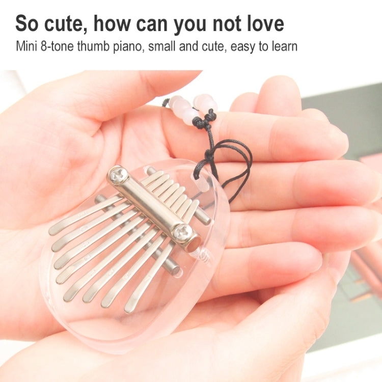 Mini 8 Tone Thumb Piano Kalimba Instrumentos musicales, caja de regalo