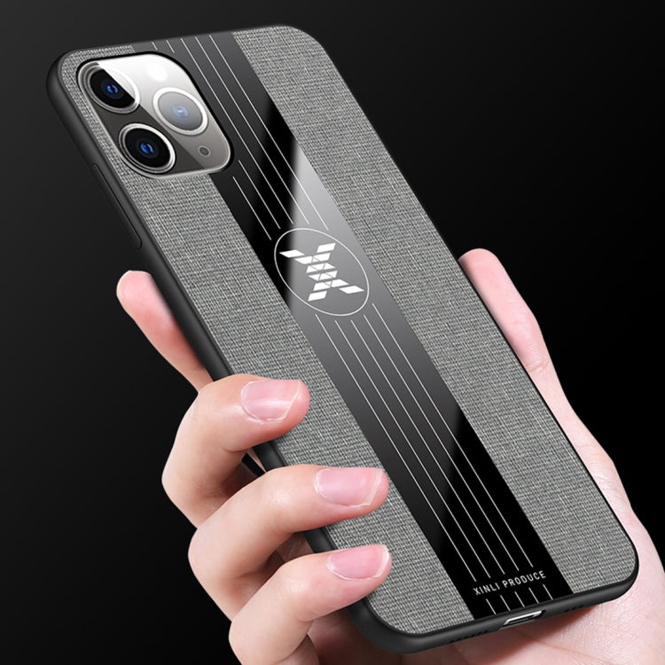 Funda protectora de TPU a prueba de golpes con textura de tela de costura XINLI, For iPhone 11, For iPhone 11 Pro, For iPhone 11 Pro Max