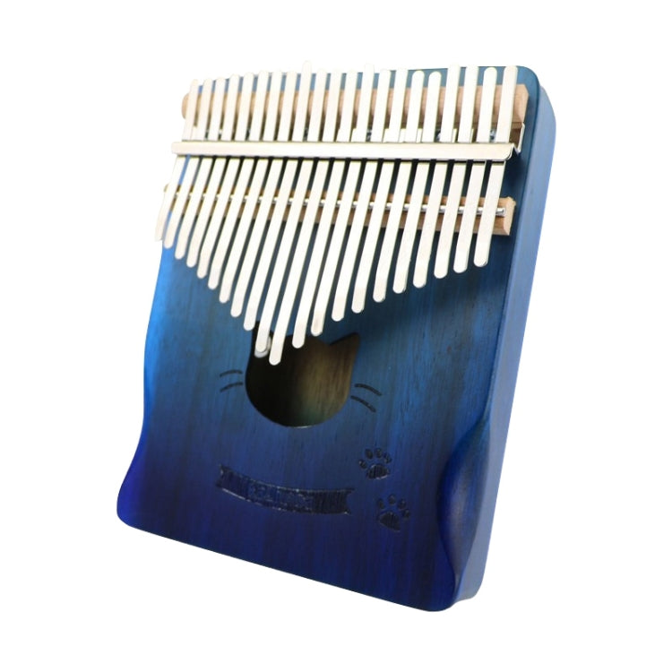 Instrumentos musicales Kalimba de piano de pulgar de madera de acacia de 21 tonos