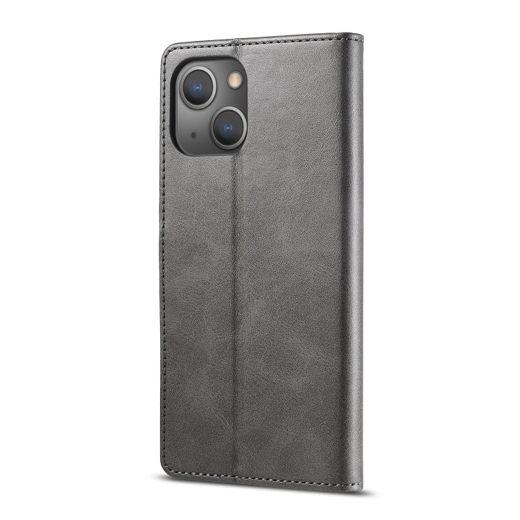 LC.IMEEKE Estuche de cuero con tapa horizontal con textura de becerro con soporte y ranuras para tarjetas y billetera, For iPhone 13 mini, For iPhone 13, For iPhone 13 Pro, For iPhone 13 Pro Max