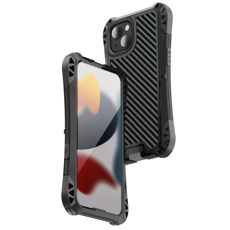 R-JUST AMIRA Estuche protector de metal a prueba de agua a prueba de golpes a prueba de polvo, For iPhone 13 mini, For iPhone 13, For iPhone 13 Pro, For iPhone 13 Pro Max