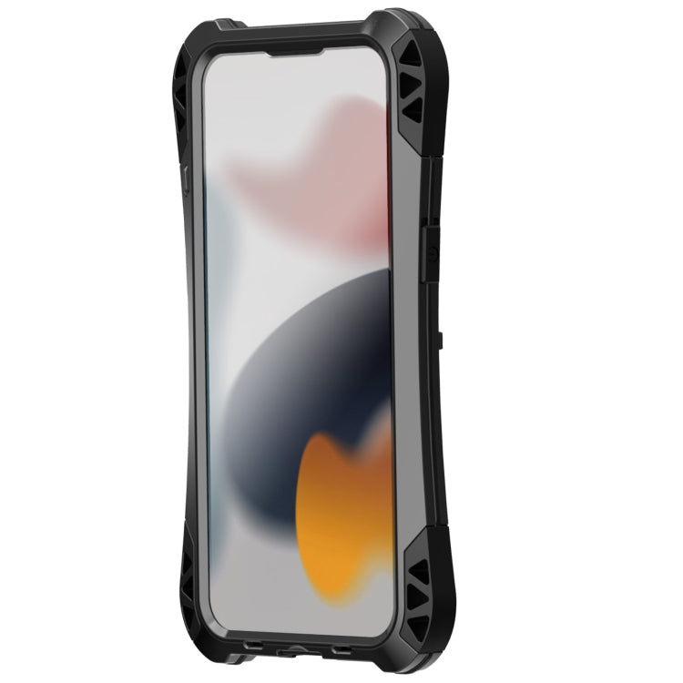 R-JUST AMIRA Estuche protector de metal a prueba de agua a prueba de golpes a prueba de polvo, For iPhone 13 mini, For iPhone 13, For iPhone 13 Pro, For iPhone 13 Pro Max