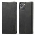 LC.IMEEKE Estuche de cuero con tapa horizontal de PU magnético fuerte + TPU mate con soporte y ranuras para tarjetas y billetera, For iPhone 13 mini, For iPhone 13, For iPhone 13 Pro, For iPhone 13 Pro Max