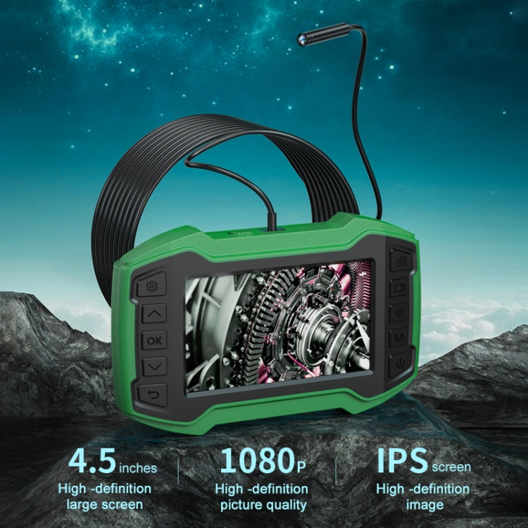 inskam452-2 Lente dual Pantalla IPS de 4,5 pulgadas 1080P HD Endoscopio 200W Pixel Endoscopio industrial,, Hard Cable Length: 1m, Hard Cable Length: 5m, Hard Cable Length: 10m