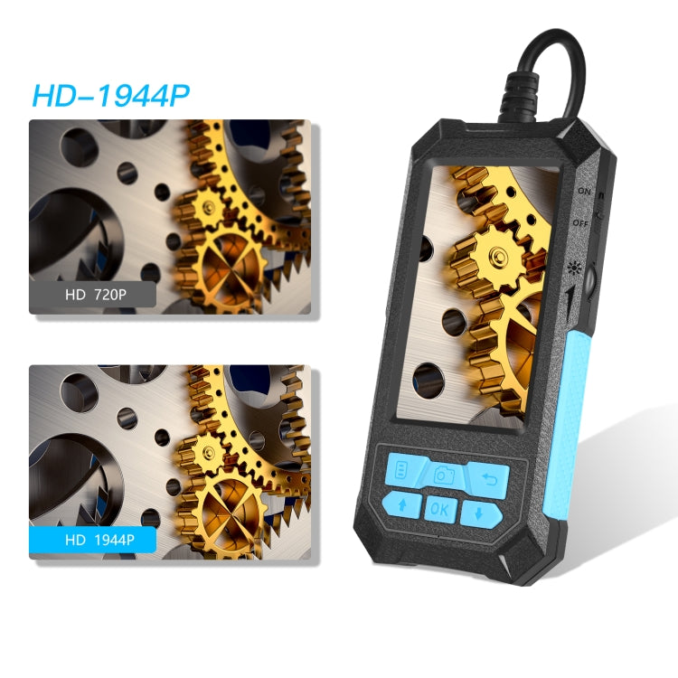P90 11mm 4.5 pulgadas HD 500W Autofocus Cámara Endoscopio Portátil Impermeable Tubo Industrial Endoscopio,, Hard Cable Length: 2m, Hard Cable Length: 5m, Hard Cable Length: 10m
