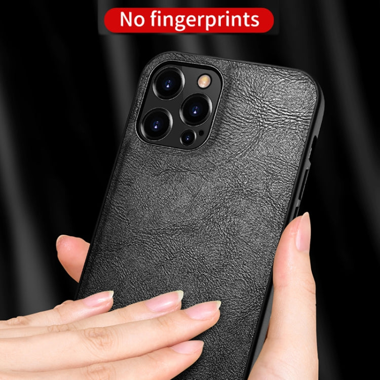 SULADA TPU a prueba de golpes + Funda protectora de cuero hecha a mano, For iPhone 13 mini, For iPhone 13, For iPhone 13 Pro, For iPhone 13 Pro Max