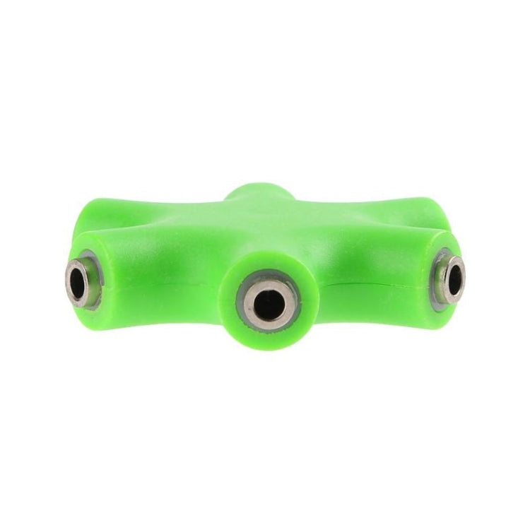 Adaptador de audio 6 en 1 Conector de 3,5 mm Conector multipuerto Convertidor divisor de auriculares auxiliares