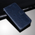 idewei Crazy Horse Texture Horizontal Flip Funda de cuero con soporte y ranuras para tarjetas y billetera, For iPhone 13 mini, For iPhone 13, For iPhone 13 Pro, For iPhone 13 Pro Max