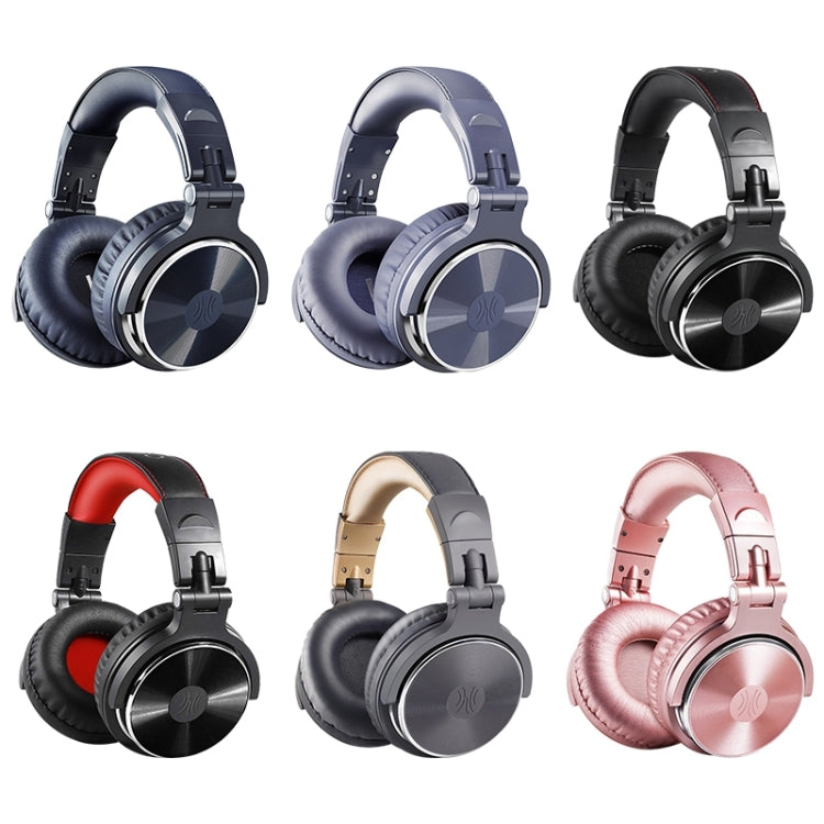 OneOdio Pro-10 Auriculares con cable y reducción de ruido montados en la cabeza con micrófono, Black Red, Black, Grey Khaki, Grey Blue, Blue, Rose Gold