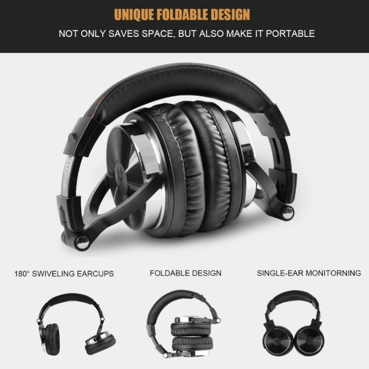 OneOdio Pro-10 Auriculares con cable y reducción de ruido montados en la cabeza con micrófono, Black Red, Black, Grey Khaki, Grey Blue, Blue, Rose Gold