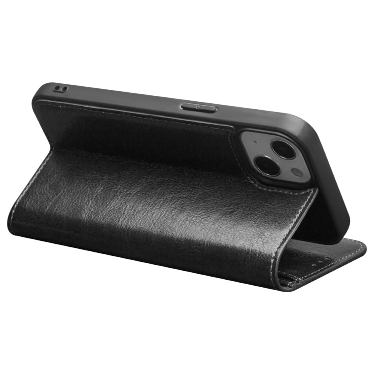 QIALINO Estuche de cuero con tapa horizontal con soporte y ranuras para tarjetas y billetera, For iPhone 13, For iPhone 13 mini, For iPhone 13 Pro, For iPhone 13 Pro Max