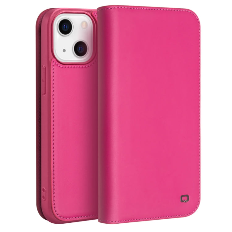 QIALINO Estuche de cuero con tapa horizontal comercial con soporte y ranuras para tarjetas y billetera, For iPhone 13, For iPhone 13 mini, For iPhone 13 Pro, For iPhone 13 Pro Max