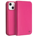 QIALINO Estuche de cuero con tapa horizontal comercial con soporte y ranuras para tarjetas y billetera, For iPhone 13, For iPhone 13 mini, For iPhone 13 Pro, For iPhone 13 Pro Max