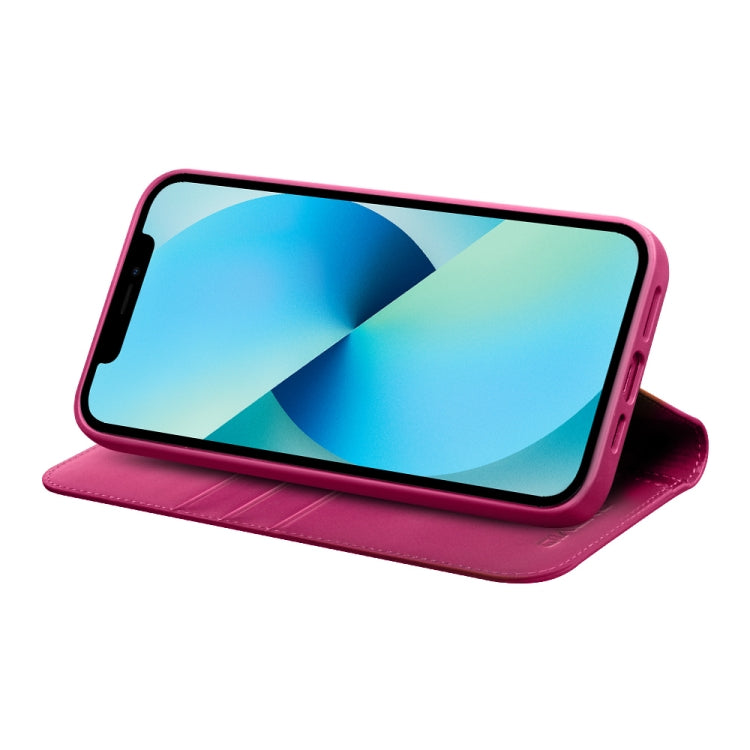 QIALINO Estuche de cuero con tapa horizontal comercial con soporte y ranuras para tarjetas y billetera, For iPhone 13, For iPhone 13 mini, For iPhone 13 Pro, For iPhone 13 Pro Max