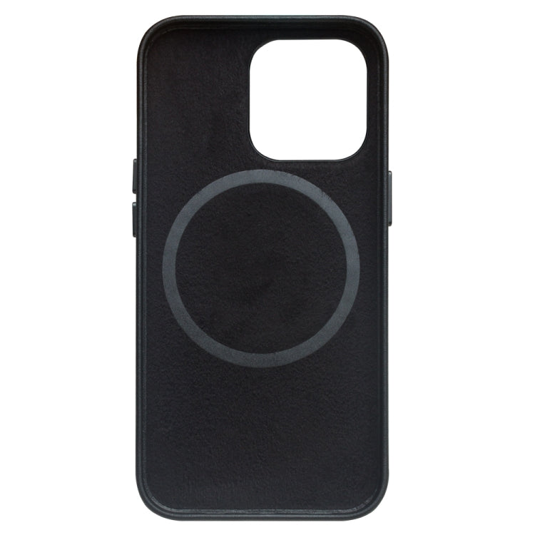 Estuche protector magnético QIALINO Nappa Cowhide MagSafe, For iPhone 13, For iPhone 13 mini, For iPhone 13 Pro, For iPhone 13 Pro Max
