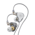 KZ ZAS Auricular intrauditivo con cable Ring Iron de 16 unidades,, ZAS Standard Version(White), ZAS Standard Version(Black), ZAS Mic Version(White), ZAS Mic Version(Black)