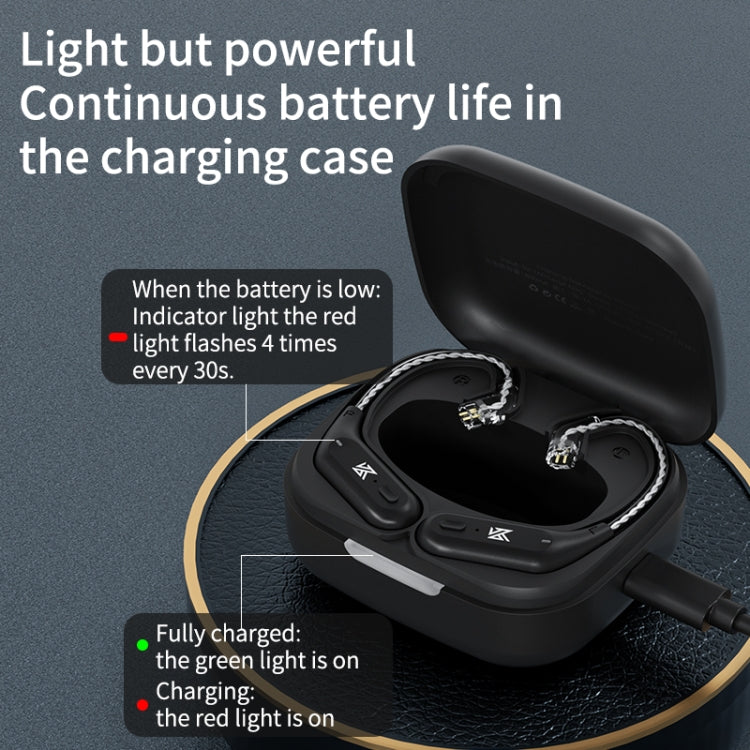 KZ AZ09 Auricular Bluetooth Gancho para la oreja 5.2 Módulo inalámbrico Bluetooth Cable de actualización, C, B