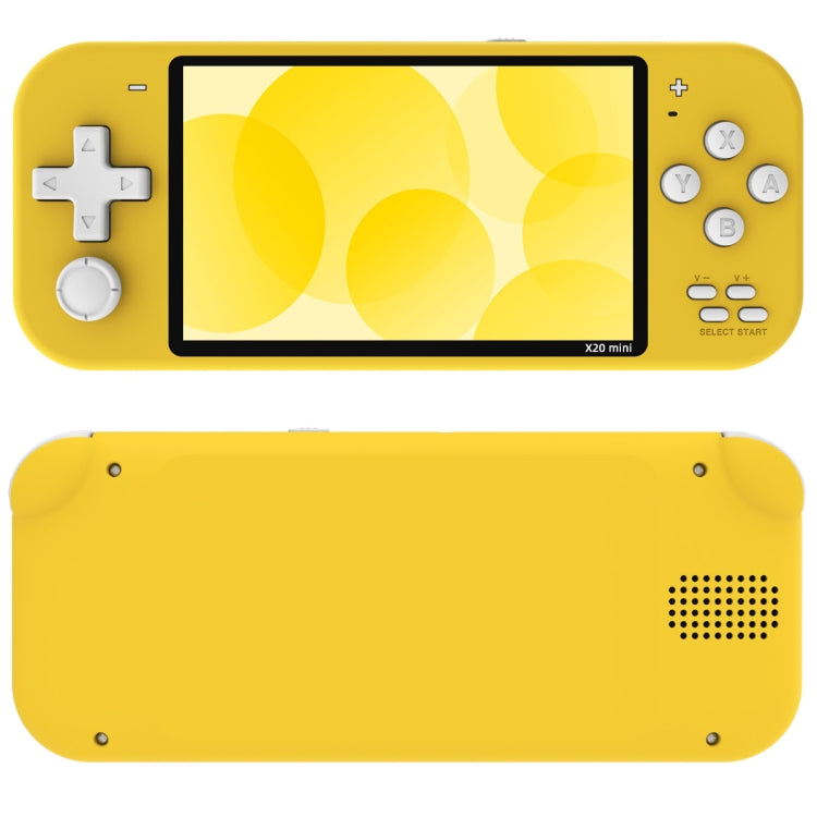 Consola de juegos portátil X20 mini Classic Games con pantalla de 4,3 pulgadas y memoria de 8 GB, X20 mini / Yellow, X20 mini / Green, X20 mini / Blue, X20 mini / Grey