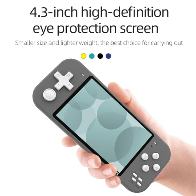 Consola de juegos portátil X20 mini Classic Games con pantalla de 4,3 pulgadas y memoria de 8 GB, X20 mini / Yellow, X20 mini / Green, X20 mini / Blue, X20 mini / Grey