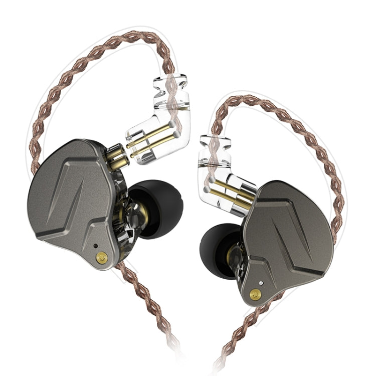 KZ ZSN Pro Ring Iron Hybrid Drive Metal Auricular interno con cable,, ZSN Standard Version(Grey), ZSN Standard Version(Blue), ZSN Standard Version(Purple), ZSN Mic Version(Grey), ZSN Mic Version(Blue), ZSN Mic Version(Purple)