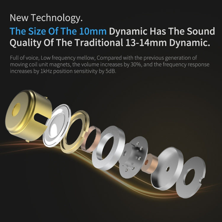 KZ ZSN Pro Ring Iron Hybrid Drive Metal Auricular interno con cable,, ZSN Standard Version(Grey), ZSN Standard Version(Blue), ZSN Standard Version(Purple), ZSN Mic Version(Grey), ZSN Mic Version(Blue), ZSN Mic Version(Purple)