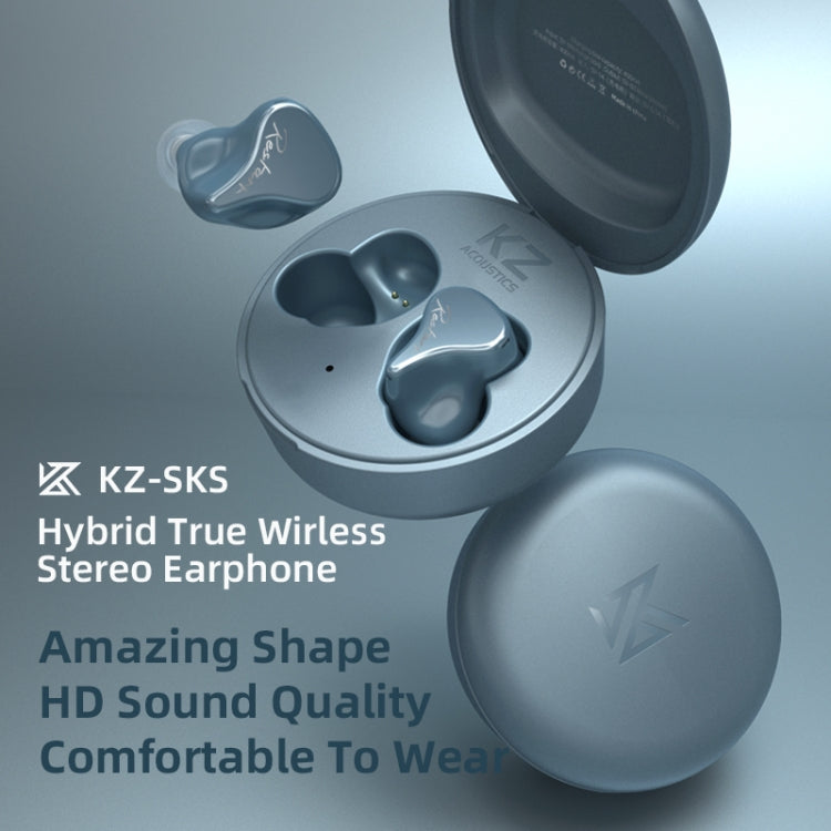 KZ SKS 1DD + 1BA Tecnología híbrida Inalámbrico Bluetooth 5.2 Deportes Auriculares internos, SKS