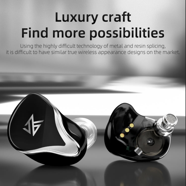 KZ Z3 Tecnología híbrida 1DD + 1BA Inalámbrico Bluetooth 5.2 Deportes Reducción de ruido TWS Auriculares internos