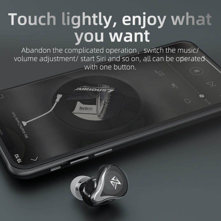 KZ Z3 Tecnología híbrida 1DD + 1BA Inalámbrico Bluetooth 5.2 Deportes Reducción de ruido TWS Auriculares internos