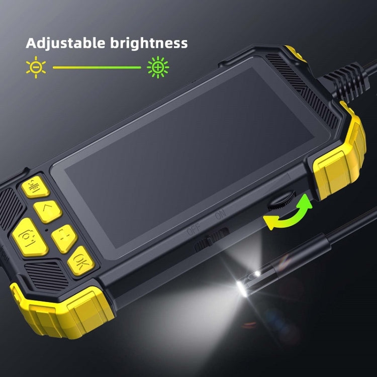 Endoscopio de alambre duro portátil de doble lente Y19 de 3,9 mm con pantalla LCD a color IPS de 4,3 pulgadas, 2m, 3.5m, 5m, 10m