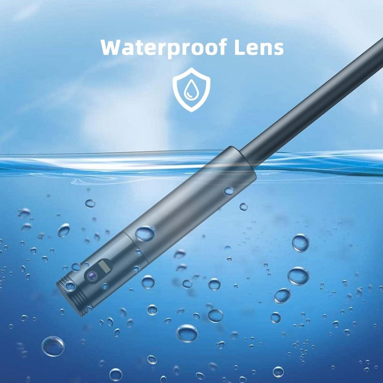 Endoscopio de alambre duro portátil de doble lente de 5,5 mm Y19 con pantalla LCD a color IPS de 4,3 pulgadas, 2m, 3.5m, 5m, 10m