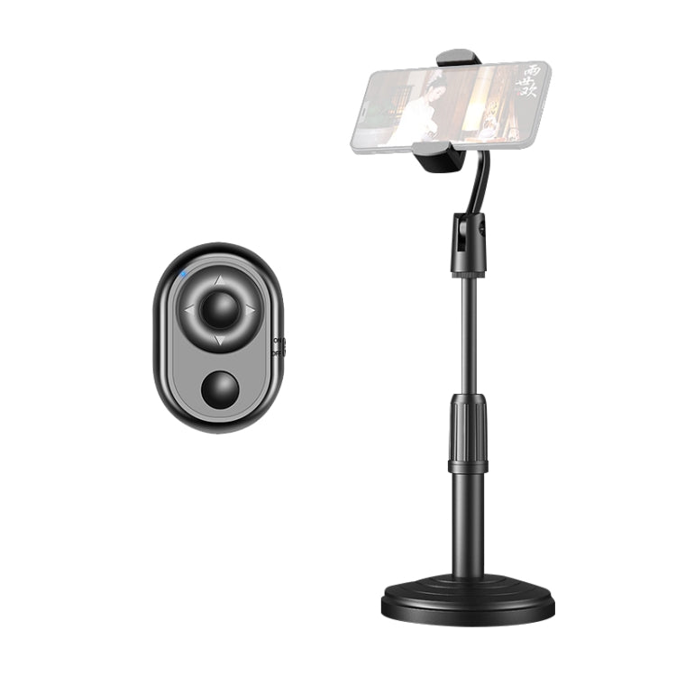 Soporte de escritorio Teléfono móvil Tableta Soporte de transmisión en vivo Soporte de disco telescópico, Holder + Fill Light, Holder + Remote Control