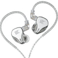 KZ DQ6 Auricular intrauditivo dinámico de alta fidelidad de 3 unidades con cable, No Mic, With Mic