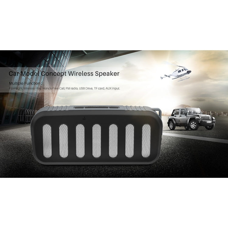 NewRixing NR-2013 TWS Altavoz Bluetooth en forma de conducto de escape para automóvil
