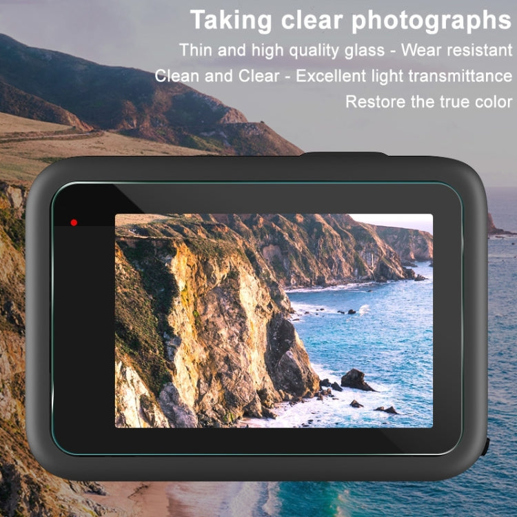 Lente de cámara IMAK 3 en 1 y película de vidrio templado para pantalla, For GoPro HERO10 Black